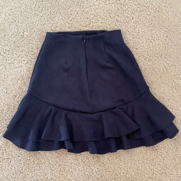 Aqua Skirts Suade Navy Skirt Poshmark